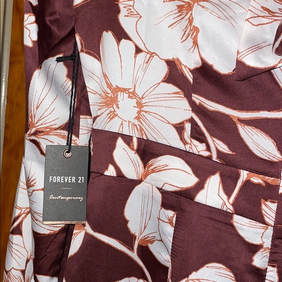 Floral Satin Jumpsuit - Picture 8 of 15